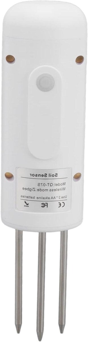 Bodem Sensor - Vochtigheid Meter - Planten Verzorgen - App Data Tracking - 18 cm Sensor - Zwart