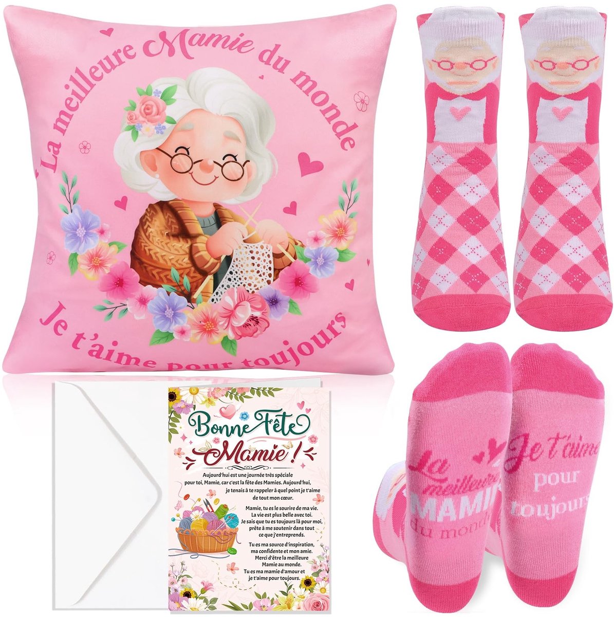 Dailygoods- Kussensloop voor Oma - Verjaardagscadeau - Jubileum - Kerstmis - Uniek cadeau - Comfortabel katoen - Sloop