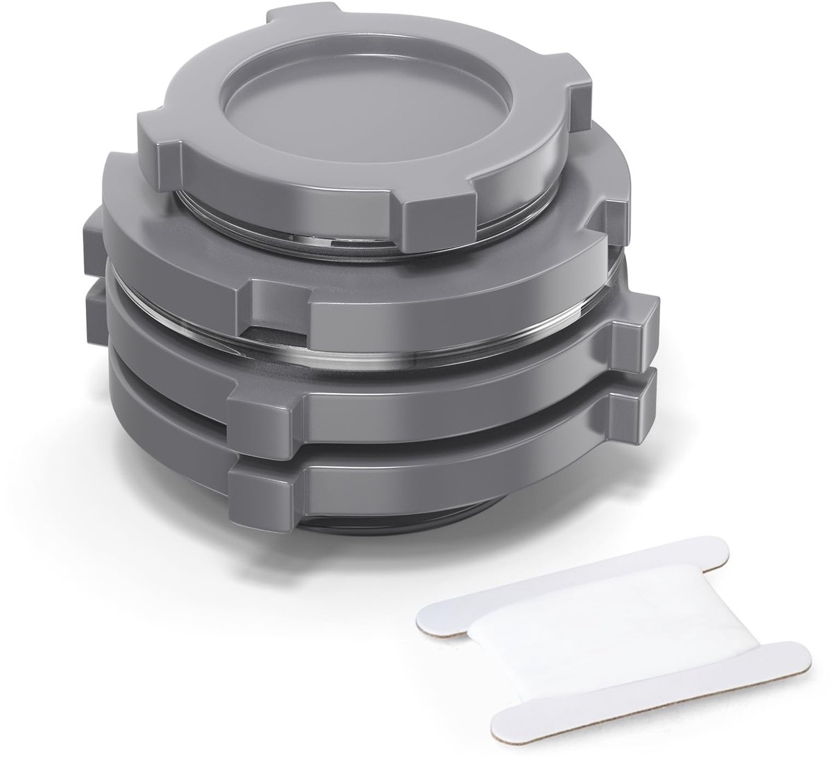 Dailygoods- Schotfitting 3" BSP - PVC Watertankconnector - Waterdichte Afdichting - Slagvast - Voor Regentonnen/Aquaria - Werkdruk tot 10 MPa - Waterconnector