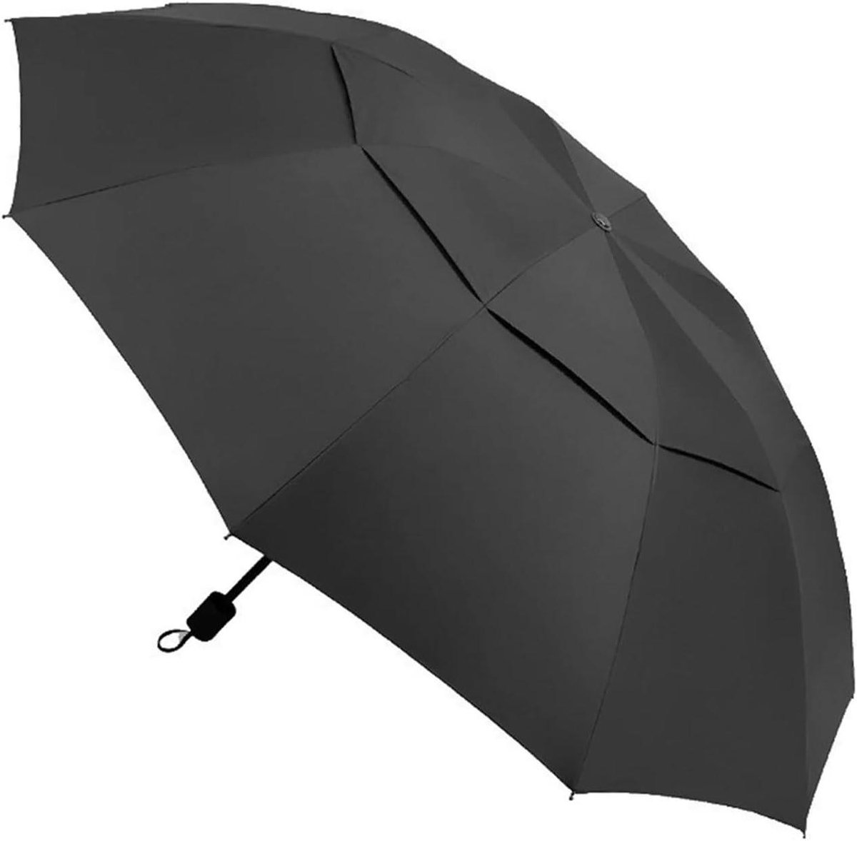 Grote Opvouwbare Paraplu - Reis Parasol - Bescherming Tegen Regen - Winddicht Ontwerp - Extra Groot - Zwart