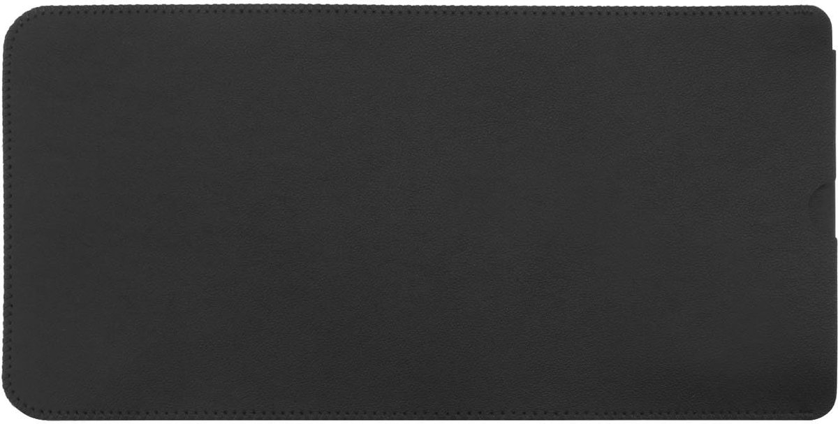 Dailygoods - Toetsenbord Sleeve - Draadloze Bluetooth Toetsenbord Bescherming - Zwart - PU Lederen Draagtas - Compatibel met Logitech K380 - 30x15cm
