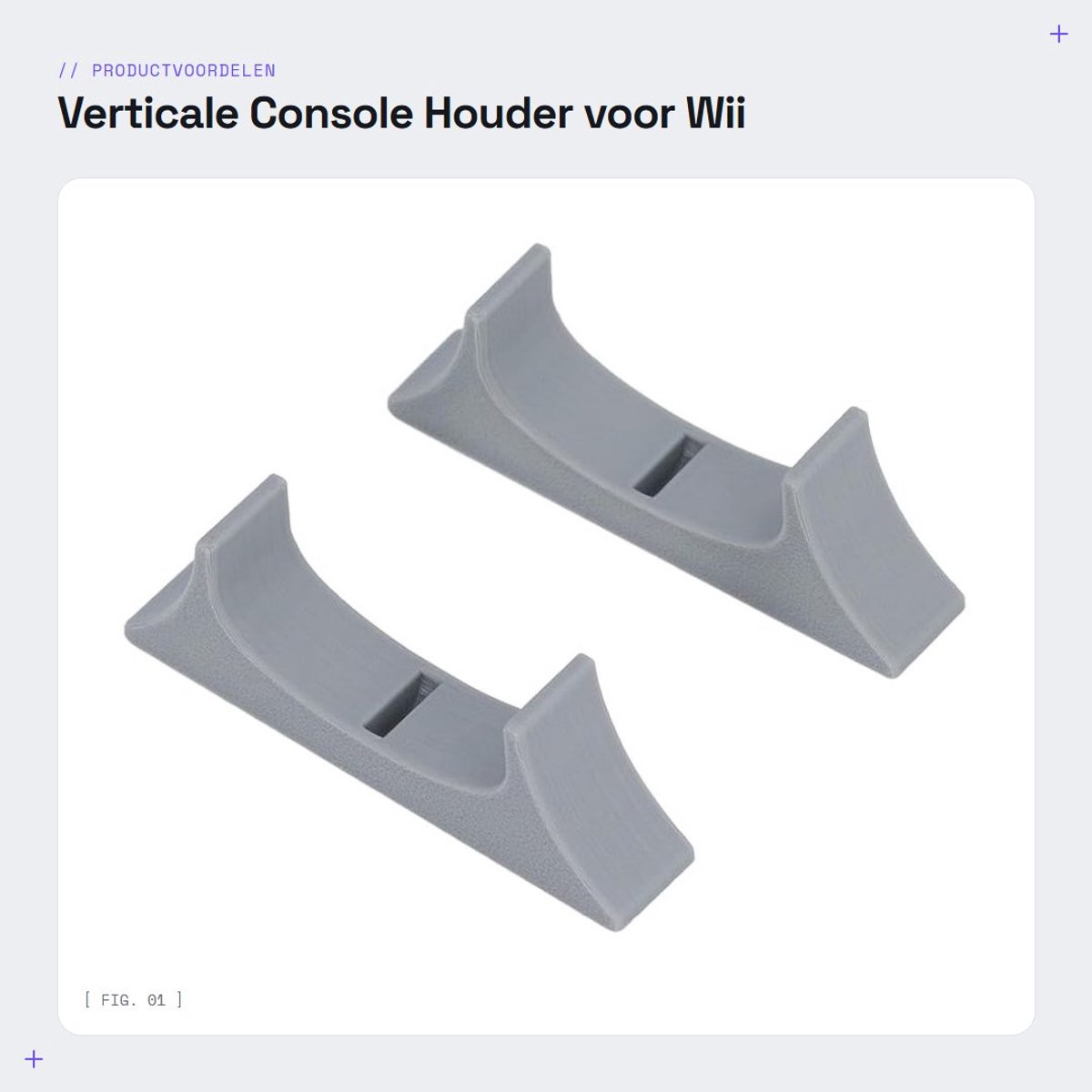Dailygoods- Console Houder - Verticale Stand - Stabiele Koelbeugel - Lichtgewicht - Compact - Verbeterd Koelontwerp - Console Standaard