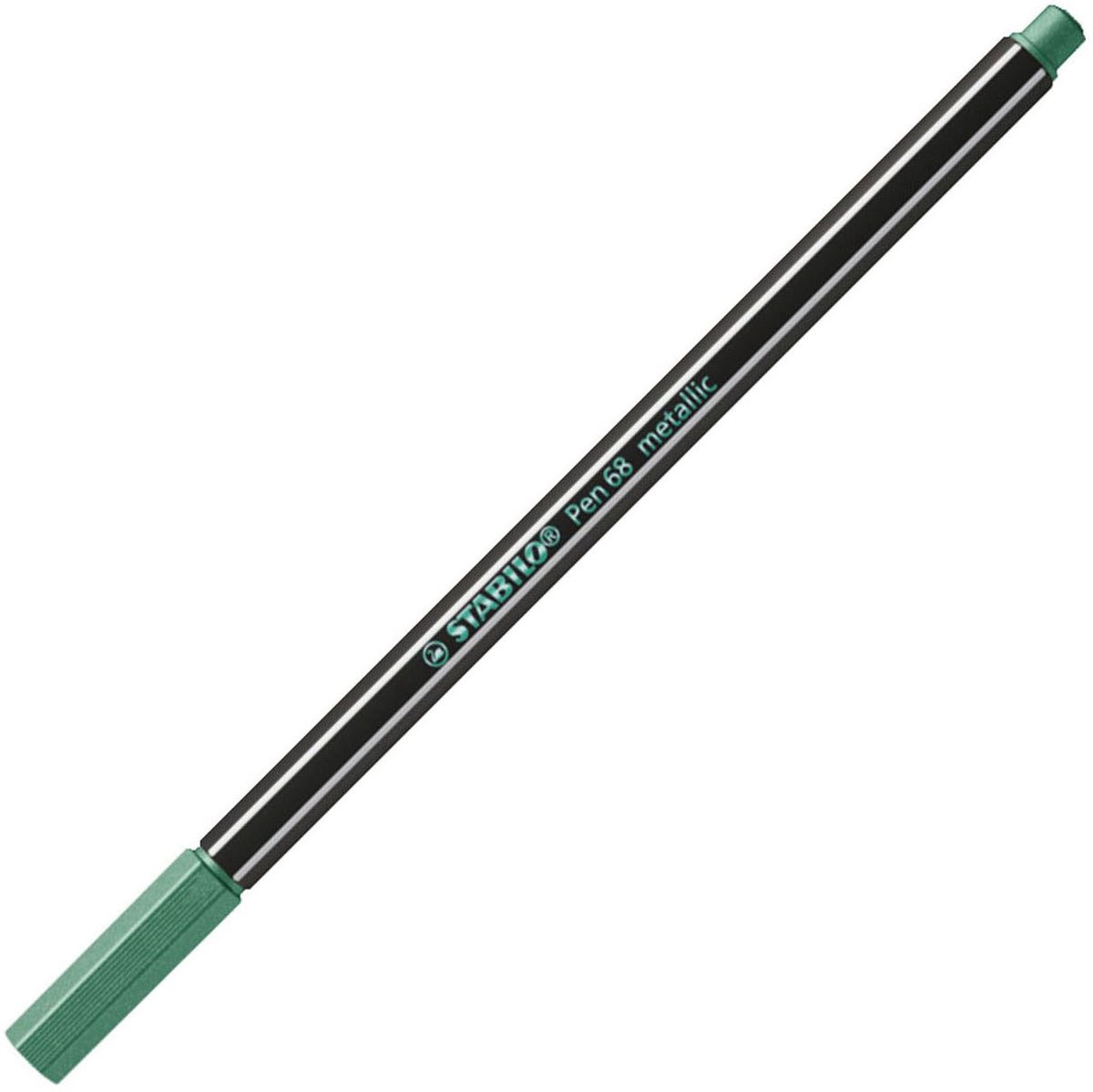 STABILO Pen 68 Metallic - Premium Metallic Viltstift - Metalen Etui Met 8 Kleuren — afbeelding 8