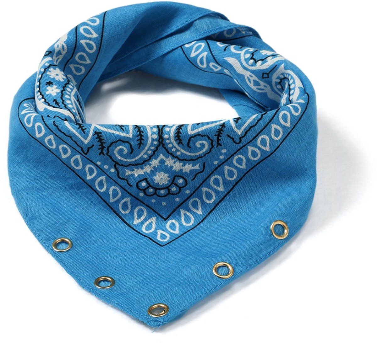 Zomersjaals met paisley-patroon, klassiek katoen, dagelijkse accessoires - Blauw
