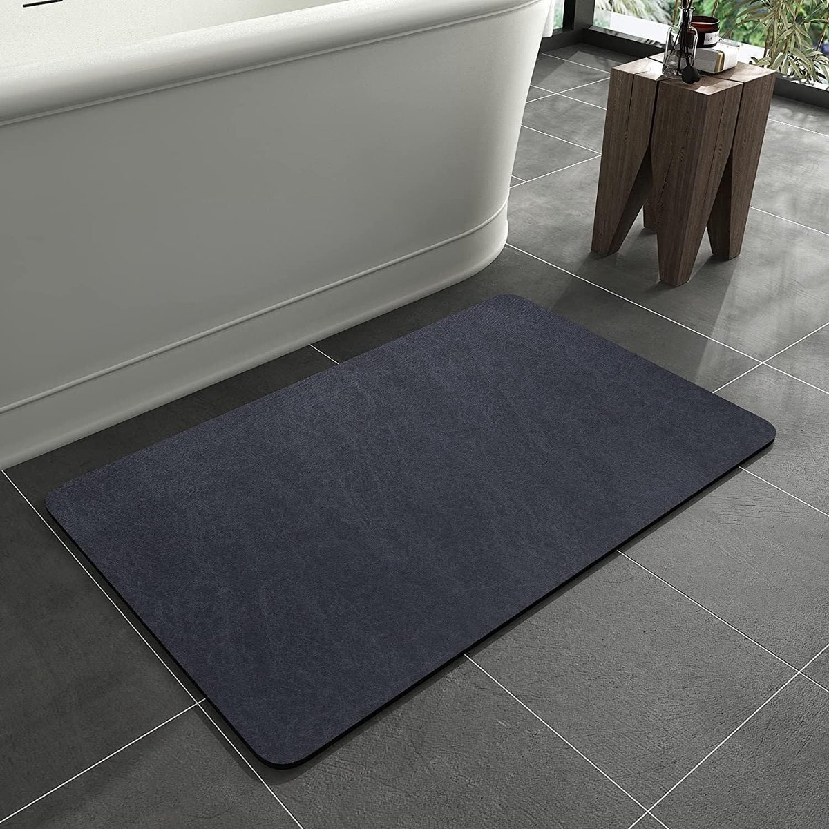 Non-Slip Badmat, Super Absorberend en Sneldrogend, 40 x 60 cm, Wasbaar, Vuilafstotend, Ideaal voor Badkuipen en Douche