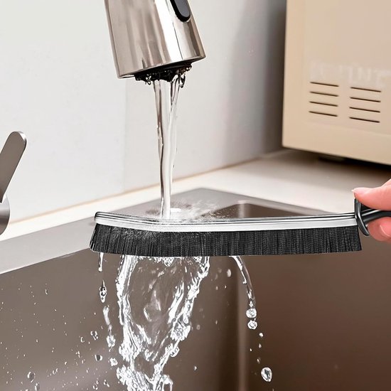 Set van 3 Schoonmaakborstels voor Voegen, Ideaal voor Badkamer, Ramen en Tegels, Met Harde Haren en Hoekborstel voor Professionele Resultaten — afbeelding 4