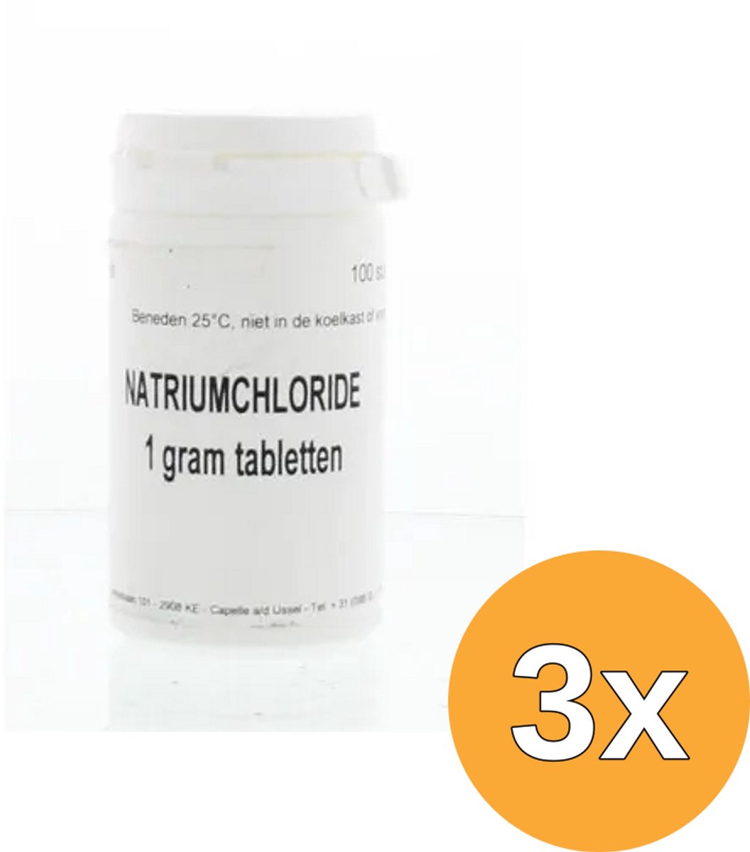 3x Fagron Natriumchloride 1g (100 stuks)