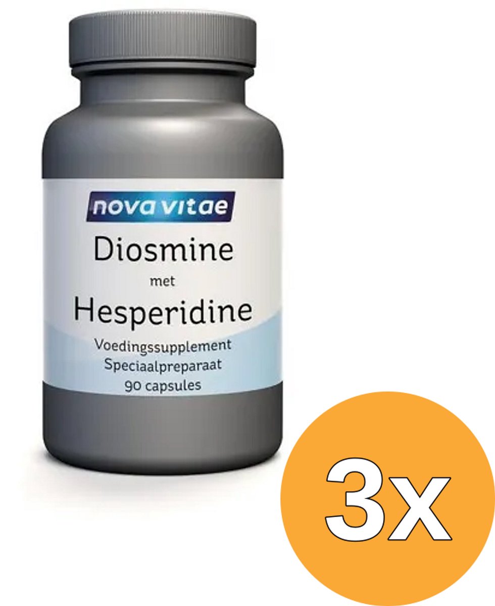 3x Nova Vitae Diosmine Met Hesperidine (90 capsules)
