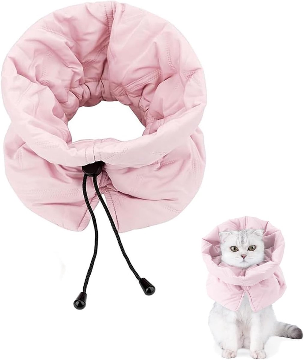 Beschermkraag voor Katten en Kleine Honden, Chirurgische Herstelhalsband, Comfortabele en Veilige Oplossing