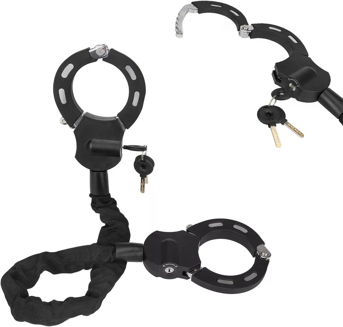 Fietsslot Kind - Zwart - 90 cm - Hoogwaardig Kettingslot - Voor Fietsen en Scooters