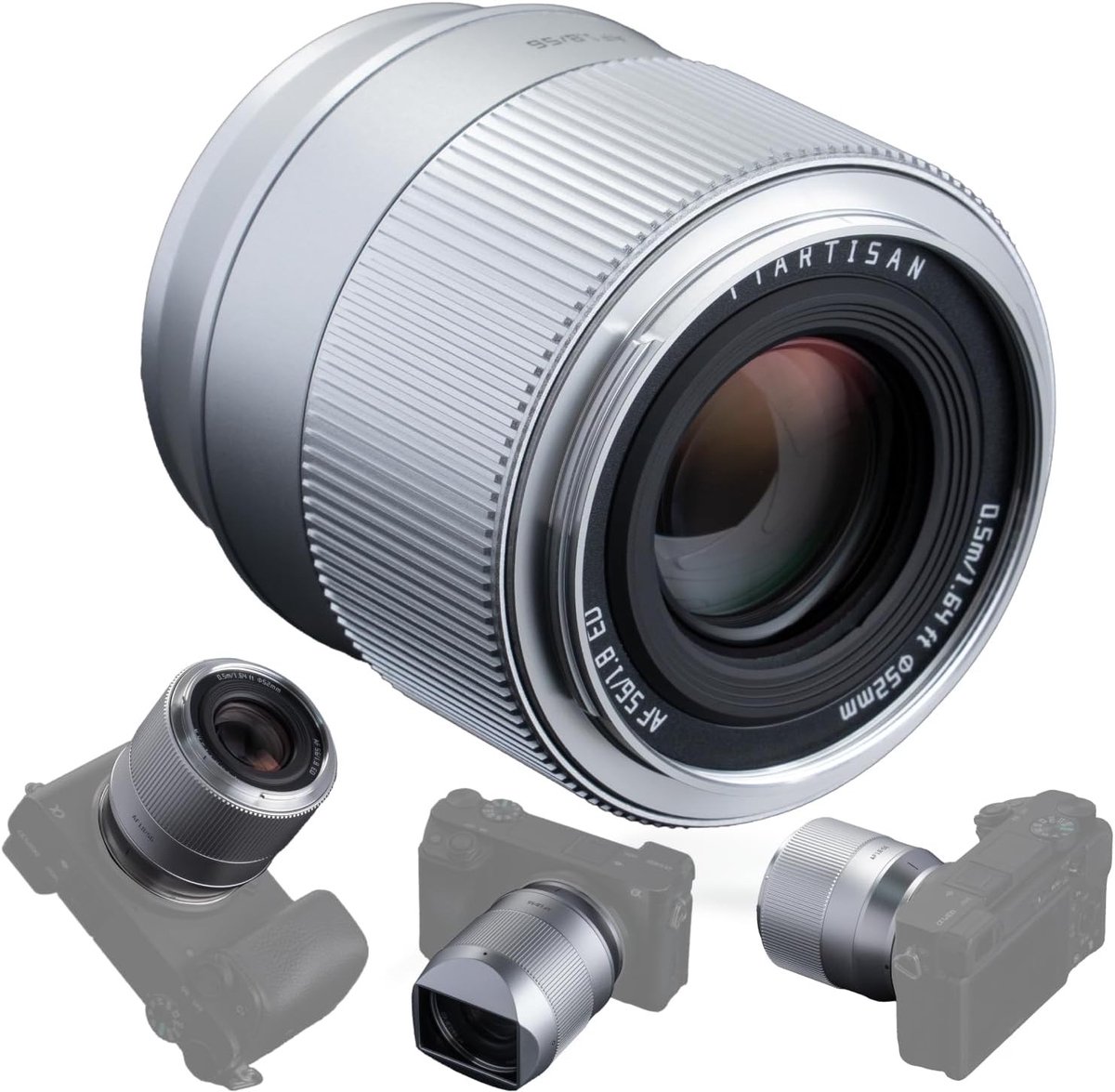 Autofocus 56mm F1.8 lens voor Z Mount camera's - Geschikt voor APS-C modellen zoals ZFC, Z50, Z5, Z6, Z6II, Z7, Z7II en Z9 - Zwart