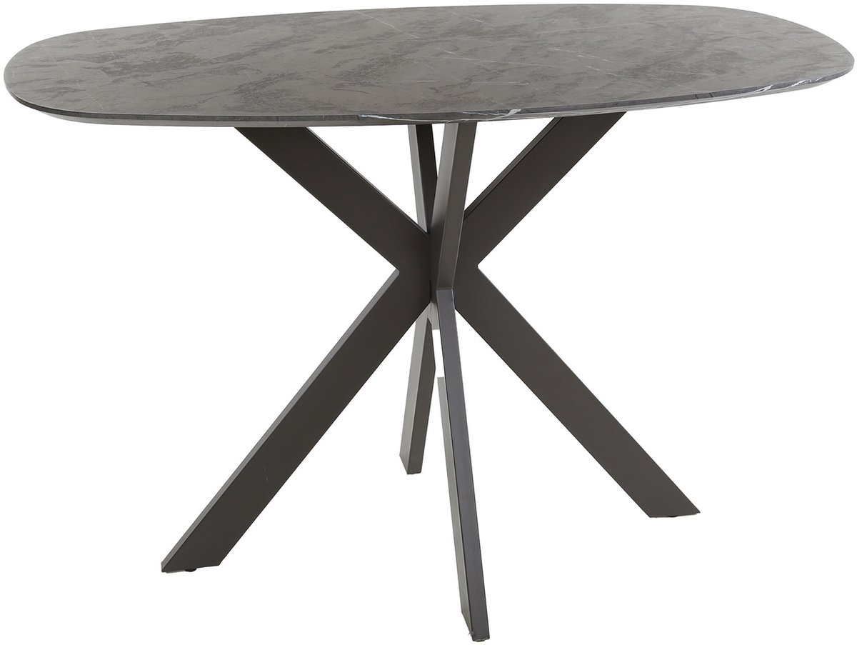 Giga Meubel Bartafel Kruisframe - Keramieklook - 140x80x93cm