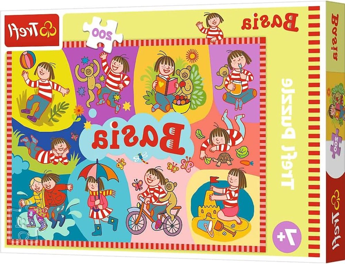 Kinderpuzzel - Legpuzzel - Creatief Spelen - Helder Kleuren - 200 Stukjes - Basia