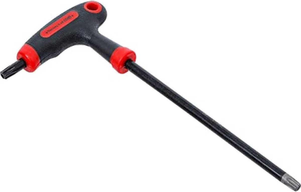Schroevendraaier T-greep - Torx Schroevendraaier - Vastzetten Bouten - Met Zijlemmet - T40 Lengte 220mm - Zwart