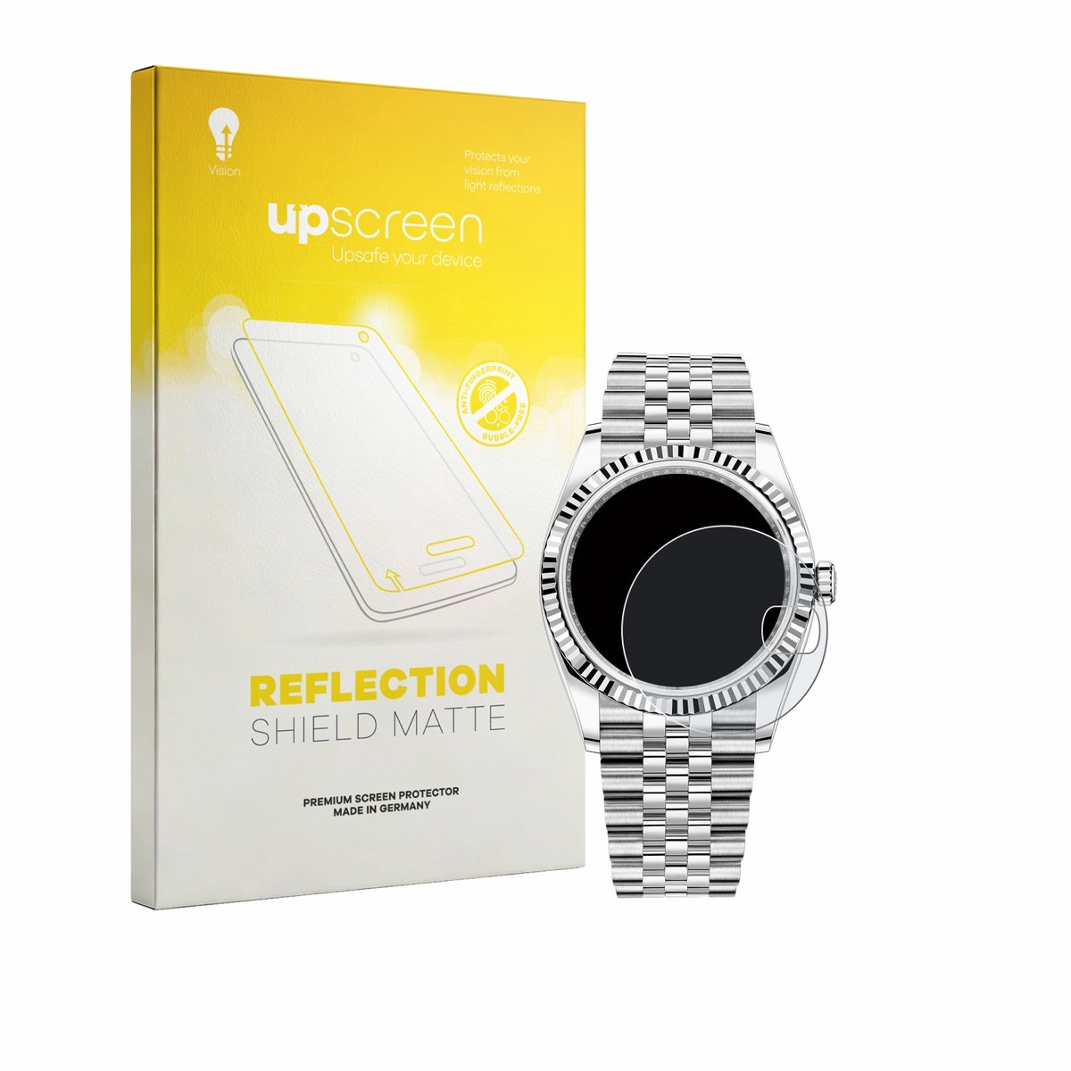 upscreen - Screenprotector voor Rolex Datejust 36 - Folie Beschermfolie anti glare matte