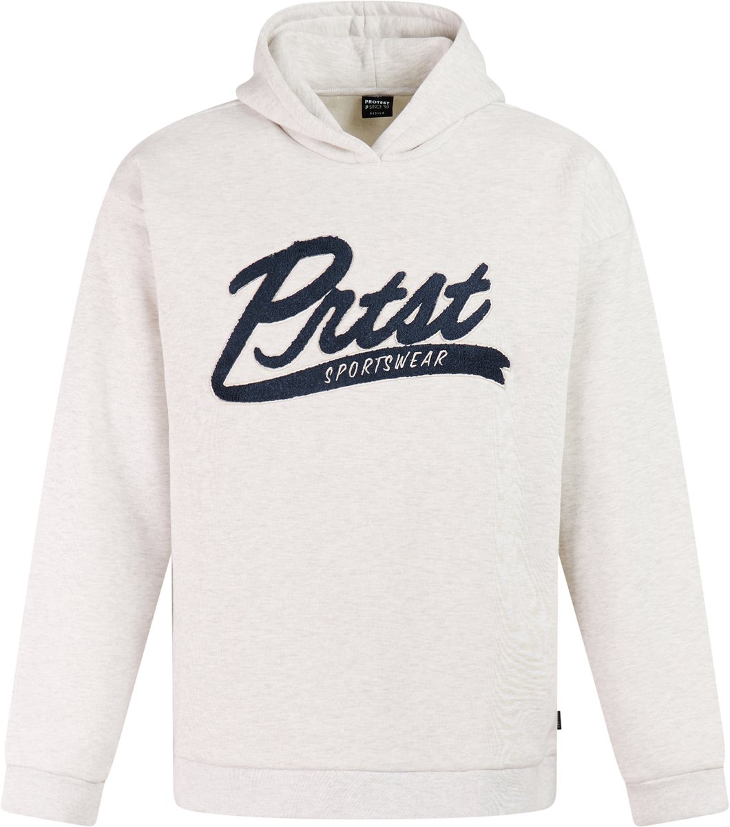 Protest PRTBuzzed Hoodie Heren Relaxed fit Capuchon Wit