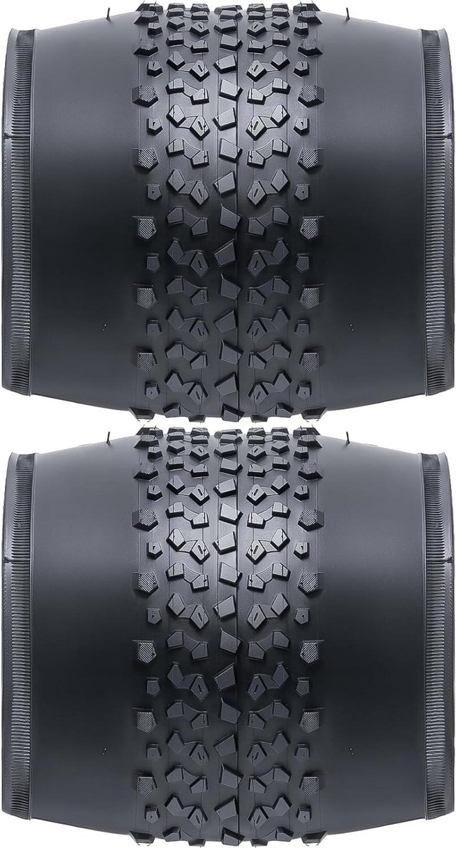 Fietsbanden 2 stuks - Banden voor fiets - Veilig fietsen - Duurzaam en steekbestendig - 24 x 195 inch - Zwart