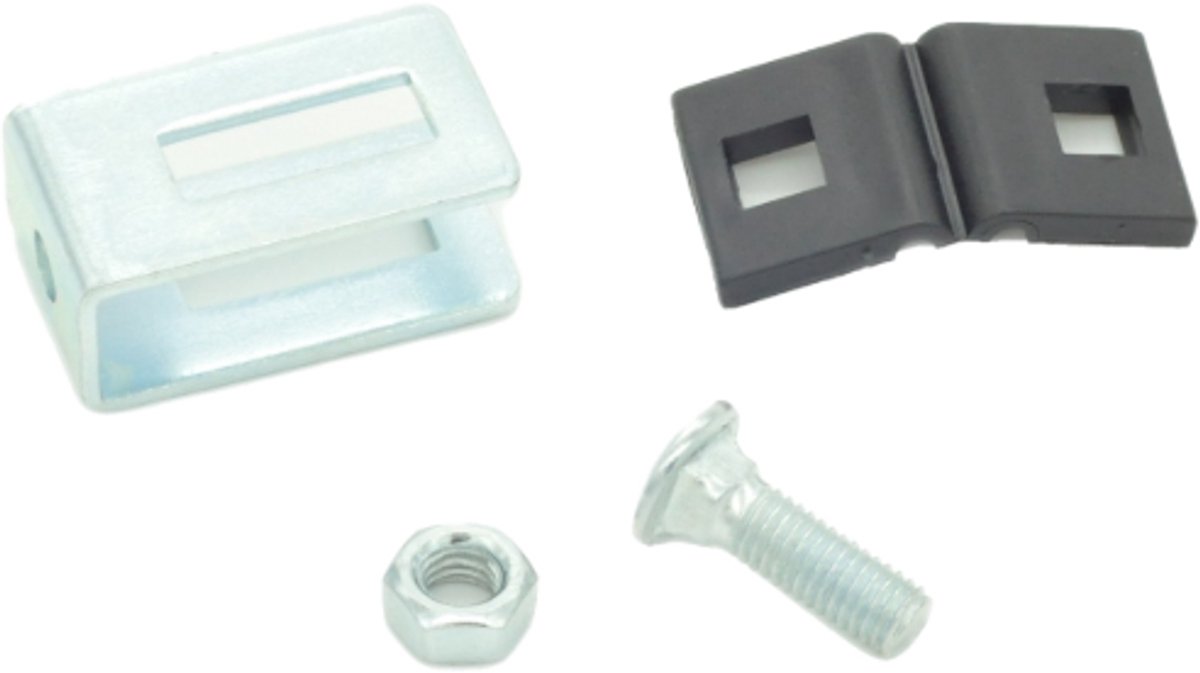 LUN FIX - Hekpanelen Bevestiging - T-vormige - Zilver - 1 stuk