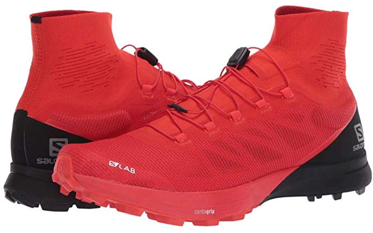 SALOMON SALOMON S/LAB SENSE 8 SG - Hardloopschoen - Rood/Zwart/Wit - Maat 46 2/3