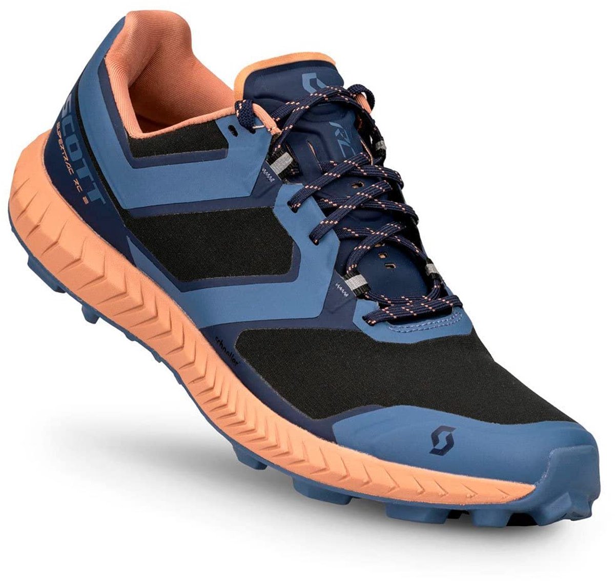 Scott Supertrac RC 2 WS - Hardloopschoenen - Metaal Blauw/Roze Beige - 41