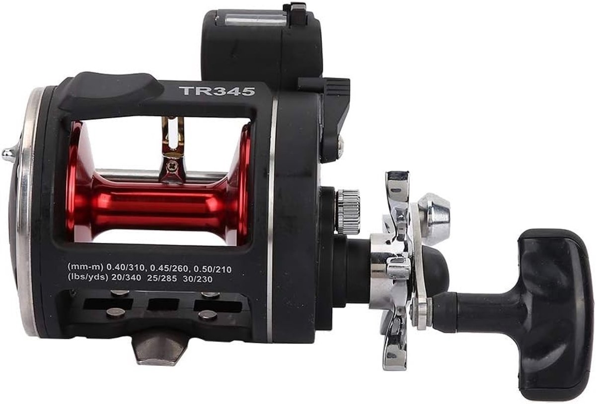 Visserij Molens voor Bootvissen - Trolling Reel met Lijnmeter voor Zoutwater en Offshore Gebruik - Duurzaam en Betrouwbaar
