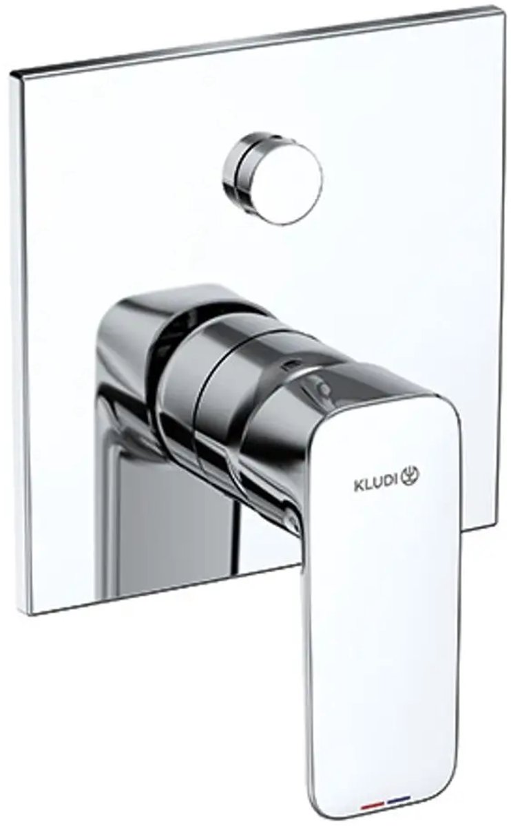 KLUDI PU & STYLE UP-Wafü-/Br.-EHM Set m. functie-eenheid, intrinsiek veilig, voor KLUDI SLIM.BOXX 88022, chroom, 407630575