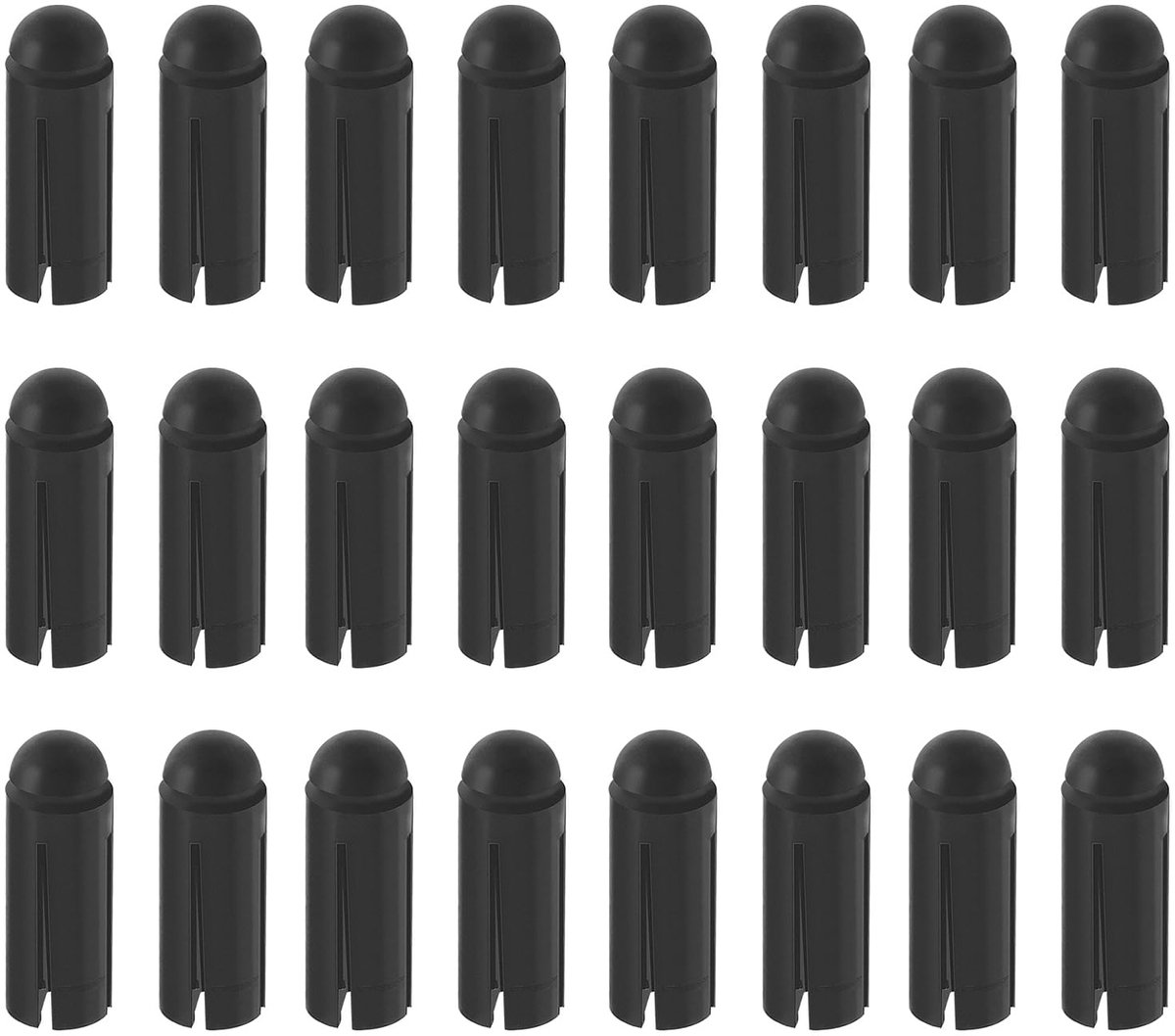 Dart Flügelschutz 24 Stuks Aluminium Zwart 3 mm x 8,5 mm