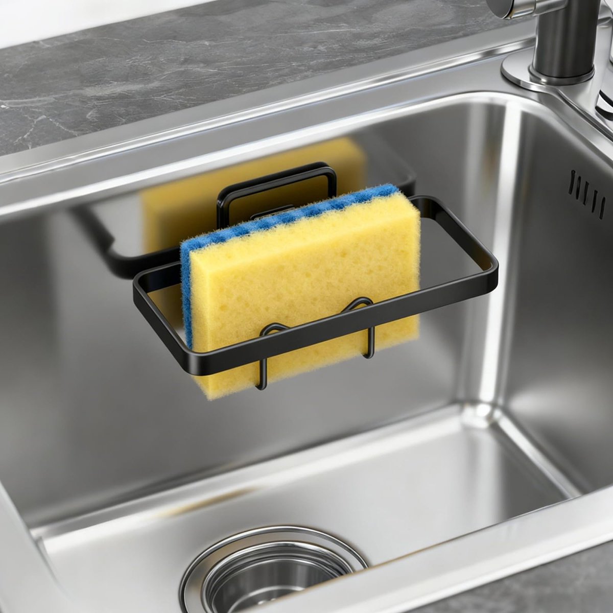 Sponshouder voor Keuken - Zelfklevend Organisator voor Spons en Doekje
