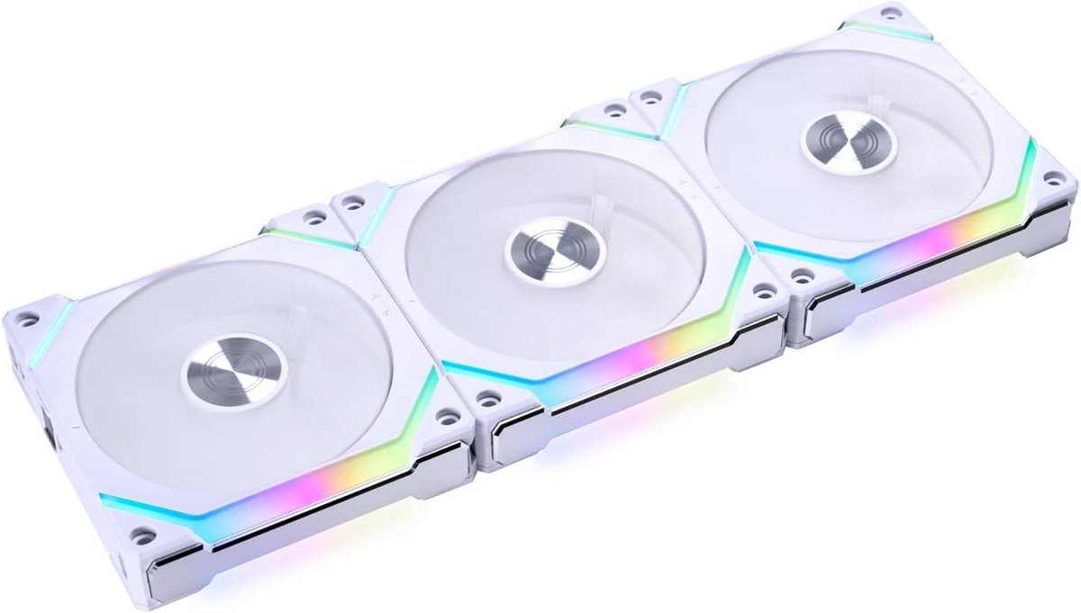 PC Ventilatoren - Koelers - Computer Koeling - RGB PWM - 120 mm - Wit