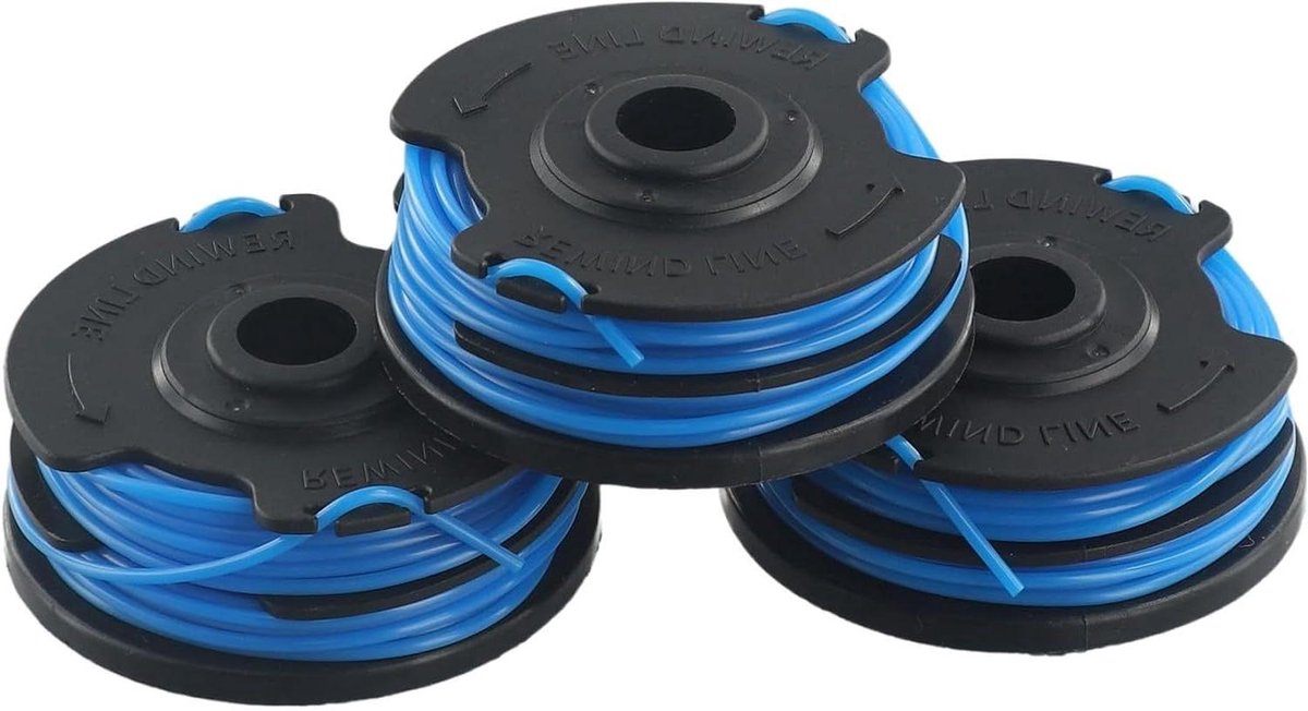 Vervangende Trimmerspoel - Grasmaaier Spoel - Tuinonderhoud - Dubbele Draad Ontwerp - 3 Stuks 0.6mm - Zoals Afgebeeld