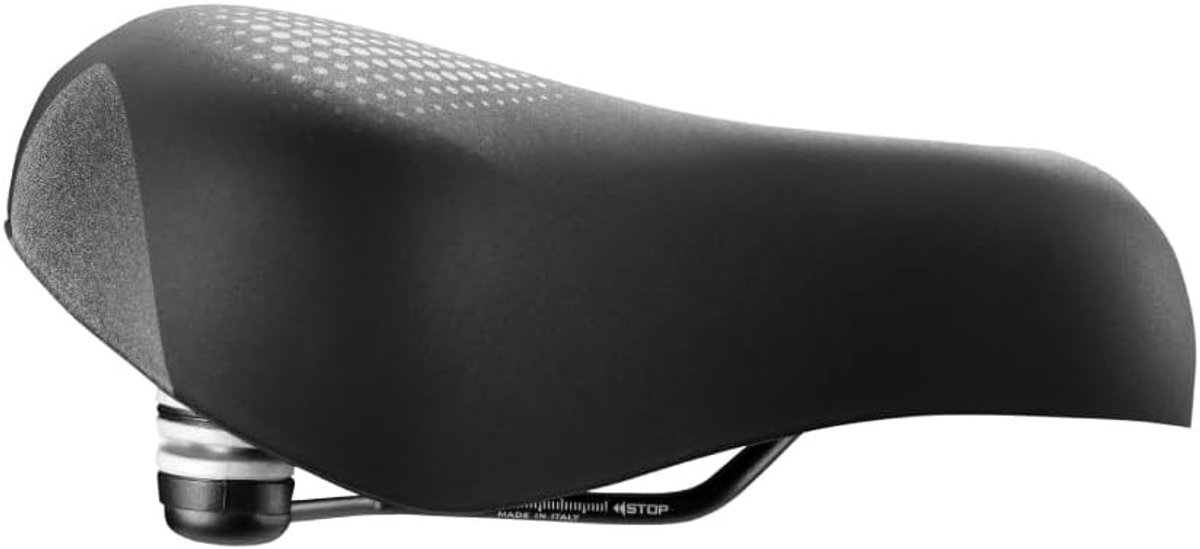 Fietszadel dames super comfort - Zwart - - Zachte gelvulling - Voor stadsfiets