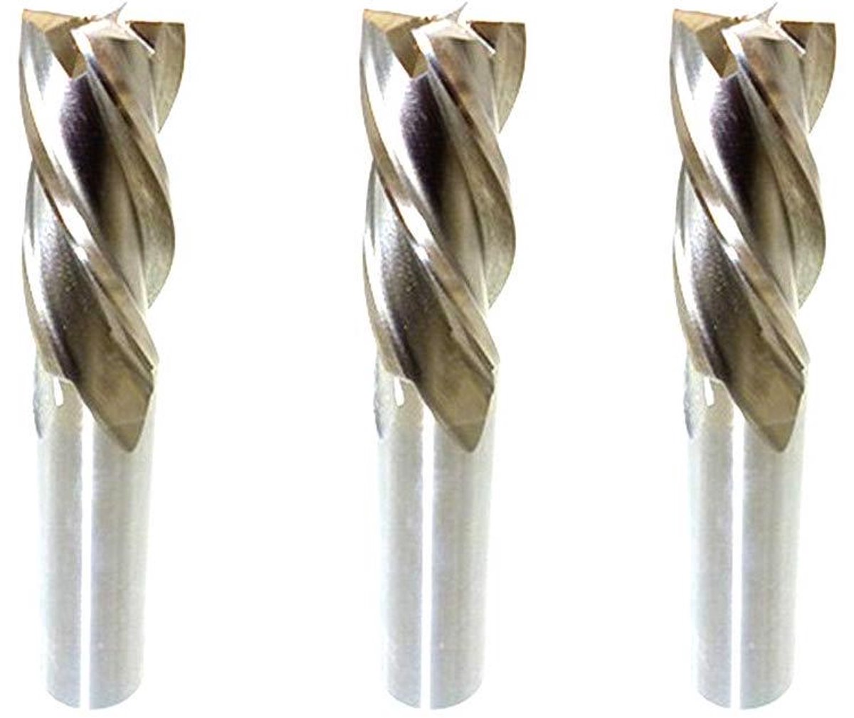 Metaal Frezen - Metaalboor Set - Metaal Bewerken - Hoge Snelheid Staal - 8 mm - Zilverkleurig
