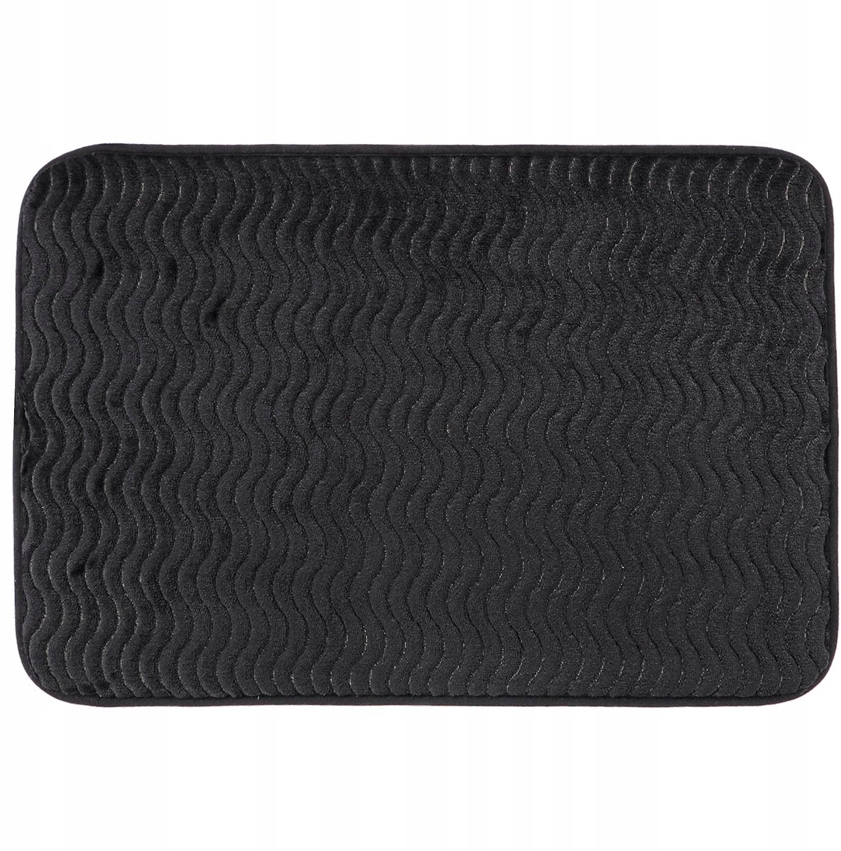 Zachte Antislip Badkamermat Zwart 40x60 cm - Comfortabele Vloermat