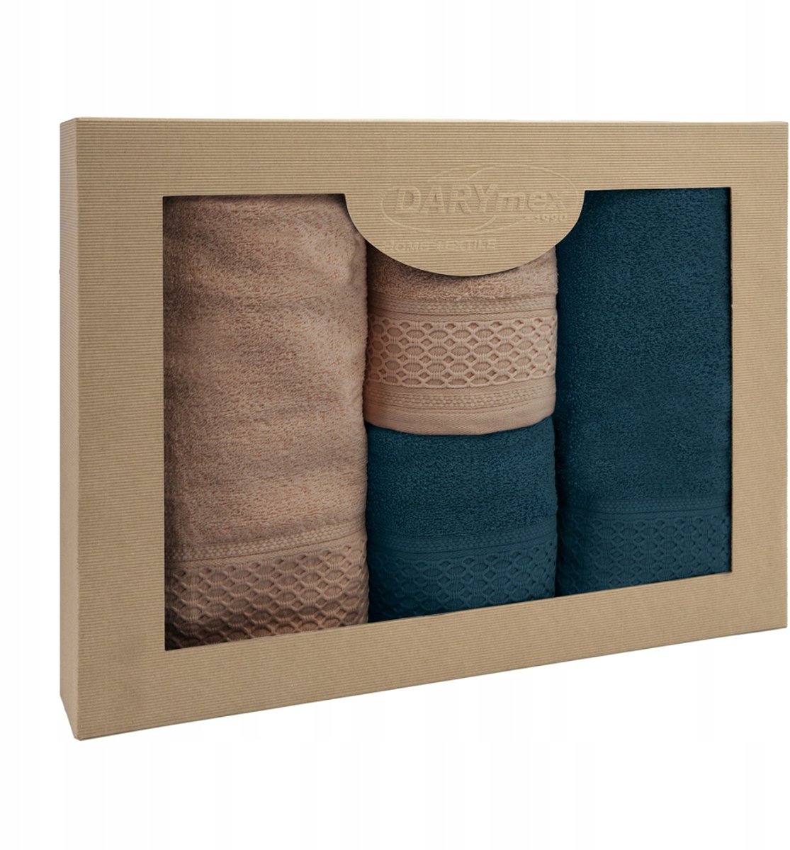 Luxe Katoenen Handdoekenset (4 stuks) - Zacht & Absorberend