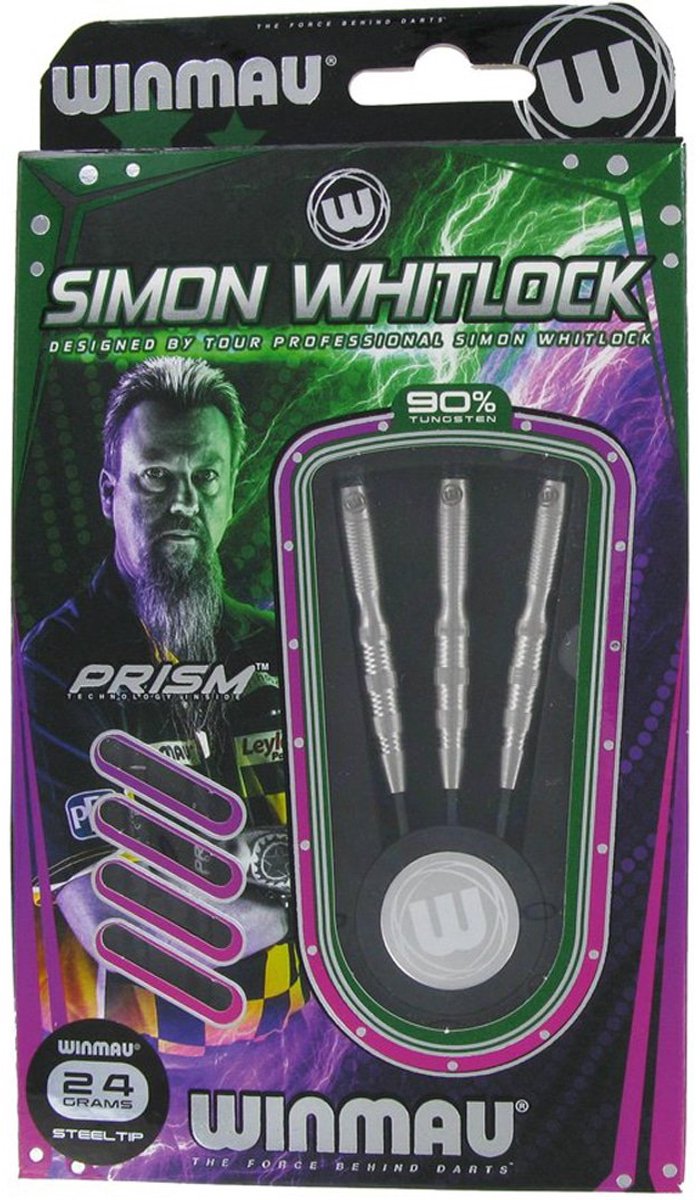 WINMAU - Simon Whitlock Signature Edition: Steeltip Tungsten Dartpijlen Professioneel - 24g van Winmau — afbeelding 5