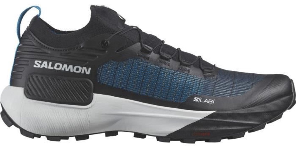 Salomon S/LAB Genesis - Trail Hardloopschoen - Zwart/wit/blauw - 48