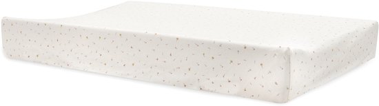 Jollein Aankleedkussenhoes - 50x70 cm - Pretty Picnic - Flower Drops — afbeelding 2
