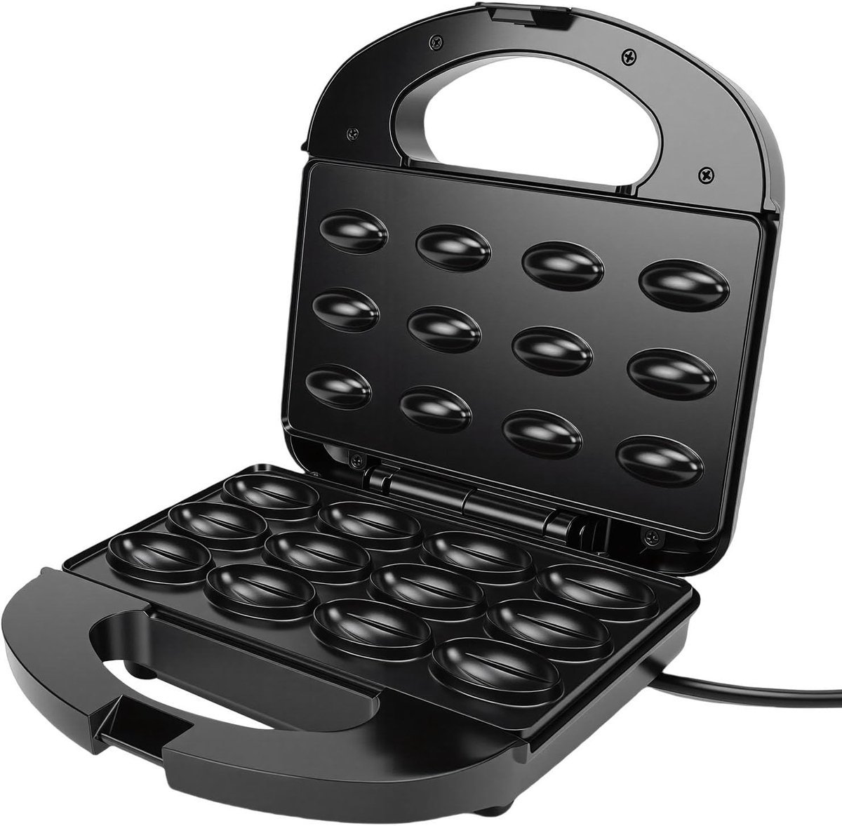 Walnoot Cookie Maker - 220V - Elektrische Notenwafel Broodmachine met Dubbelzijdige Verwarming - Voor Snacks en Taarten