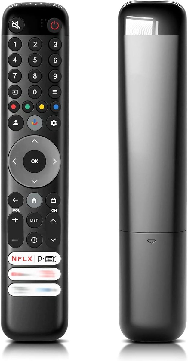 Thijox - Vervangende Afstandsbediening voor TCL TV - Universele Afstandsbediening met Spraakfunctie - Compatibel met TCL Android/Google TV QLED 4K HDR