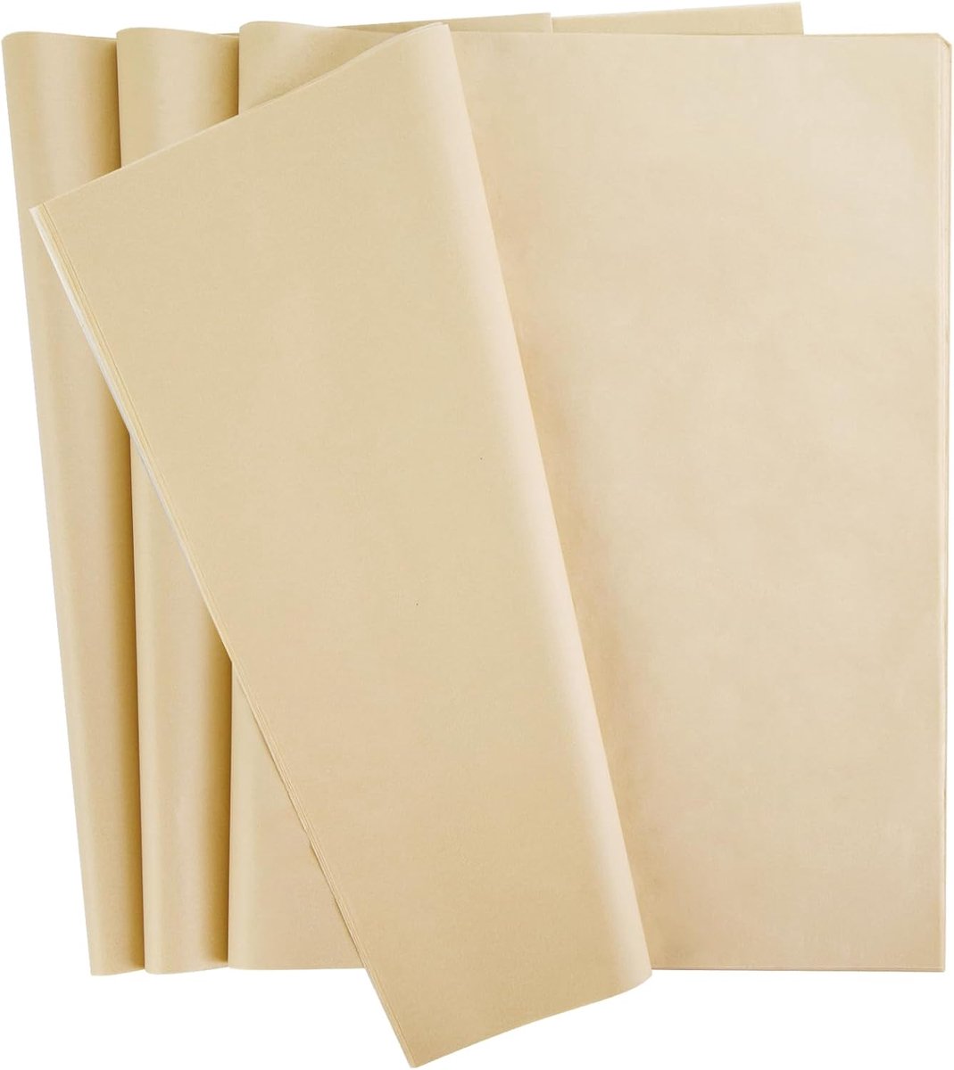 SnelShoppen - Kraft Tissue Paper 75 vellen 50x35cm Bruin Inpakpapier voor Verjaardag Feestdagen Bruiloft Creatieve Decoratie