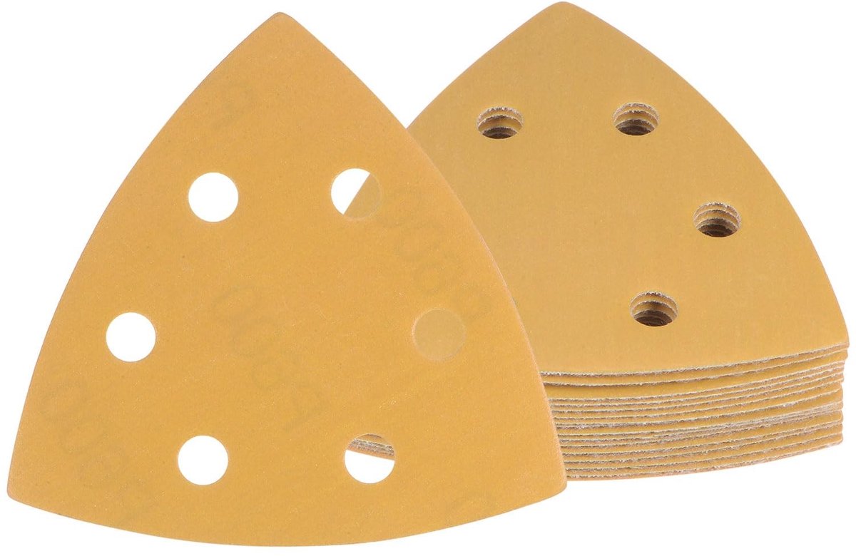 Dailygoods - Schuurpapier voor Details Muis Schuurmachine - 16 Stuks - Geschikt voor Houtbewerking - Korrel 600 - Voor Polijsten van Meubels - 9,9 x 9...