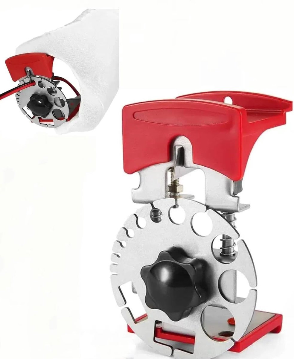 SnelShoppen - Elektrische Striptang - Handmatige Stripper voor Koper - Geschikt voor Diverse Draadsoorten - 14 Openingen van 0,9 tot 16 mm - Compact e