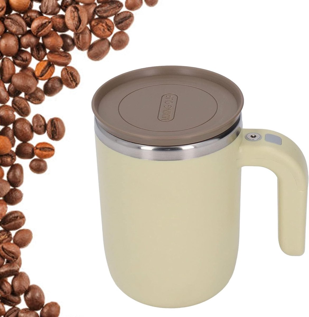 Oplaadbare Zelfroerende Mok met Automatische Magnetische Roerder voor Koffie en Warme Chocolade, Ideaal voor Thuis en Kantoor