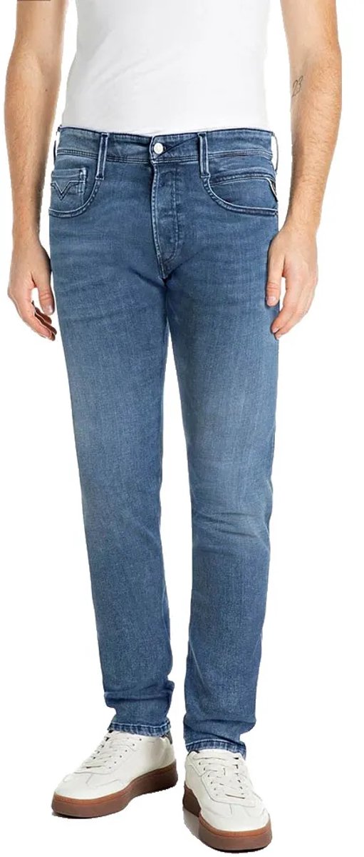 Replay M0914.000.41a216 Broek Blauw 29 / 30 Man