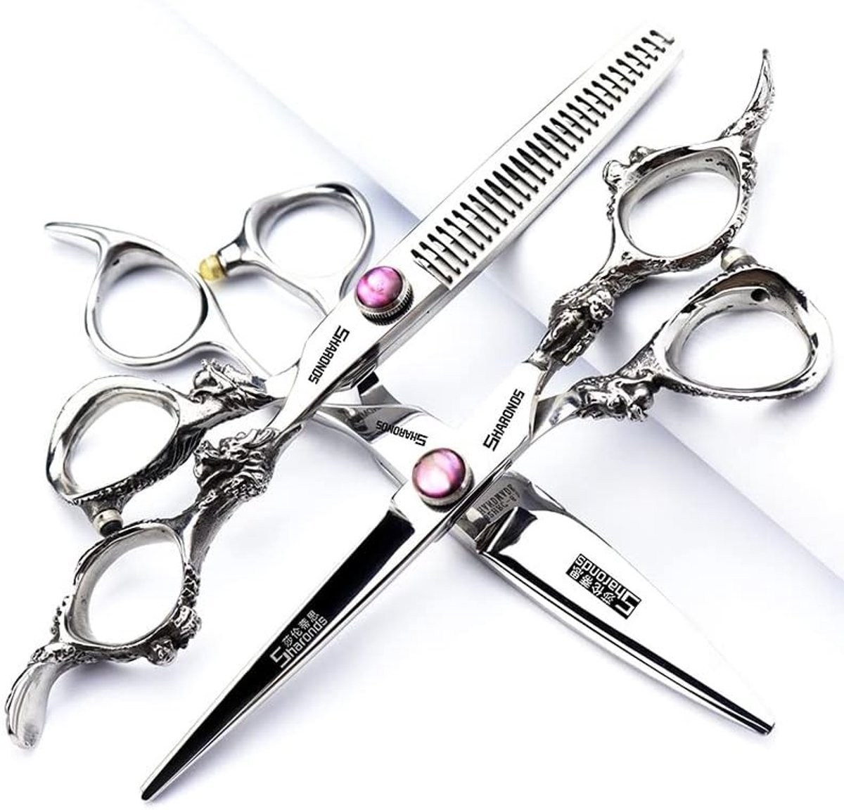 Professionele Kappersschaar Set van 6 tot 9 Inch - Scharen voor Haarstyling, Knippen en Kapperswerk voor Mannen en Vrouwen