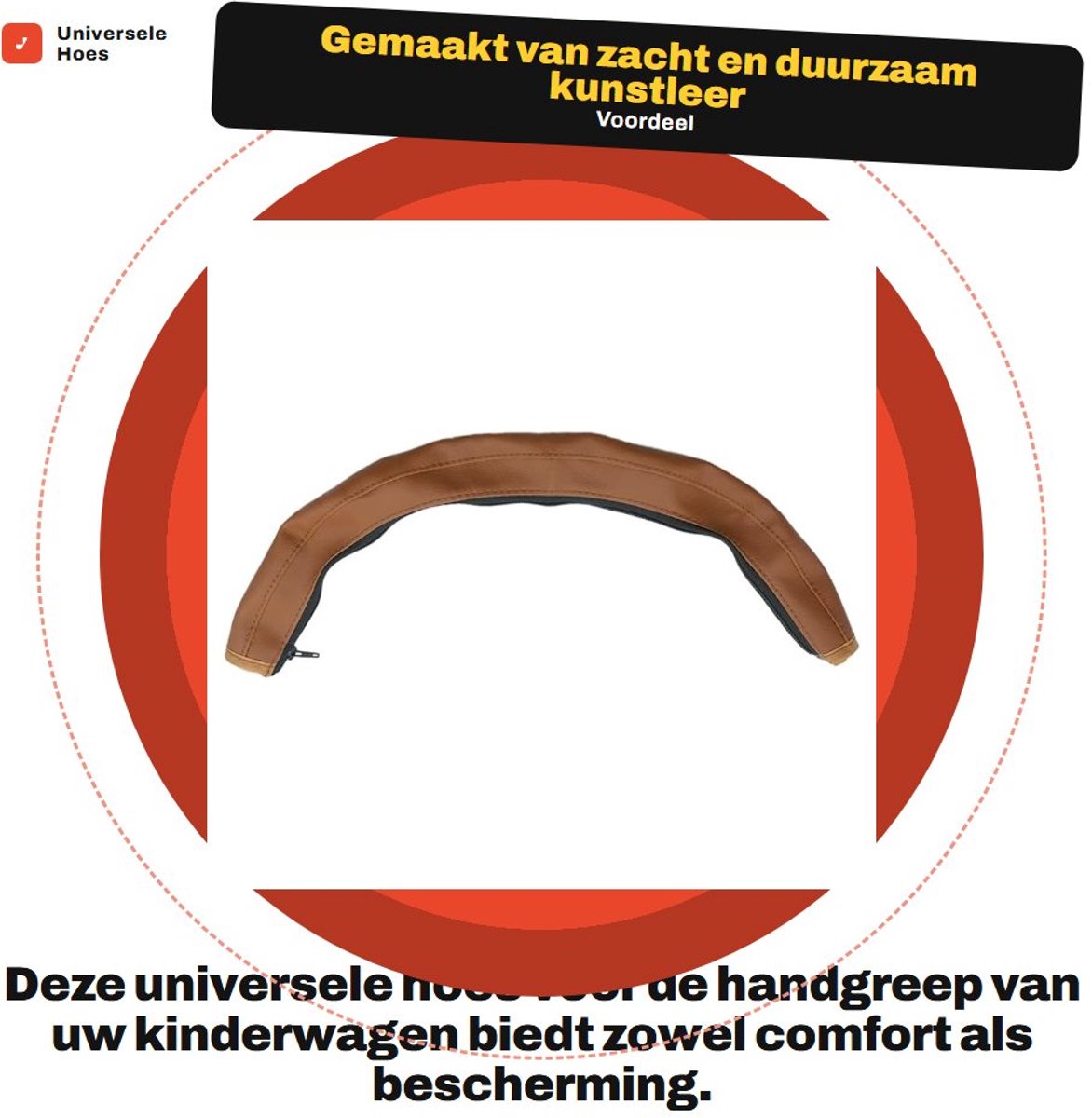 Inovra - Universele Hoes voor Kinderwagen Handgreep