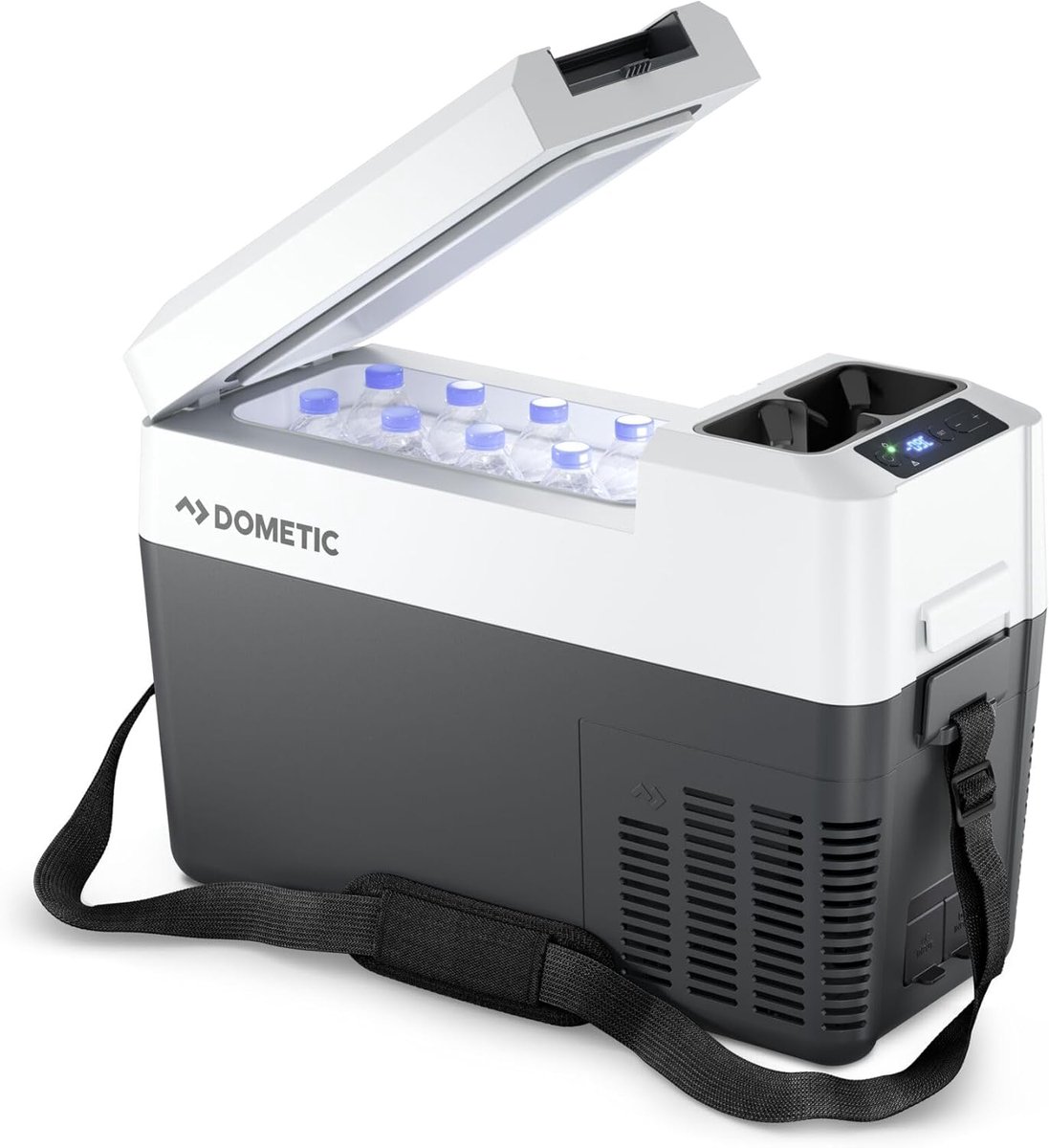Thijox - Draagbare Koelbox 13L - Elektrische Compressor Koelbox 12/24V en 100/240V - Koelt tot -18 °C voor Auto, Vrachtwagen, Boot, Caravan en Camping