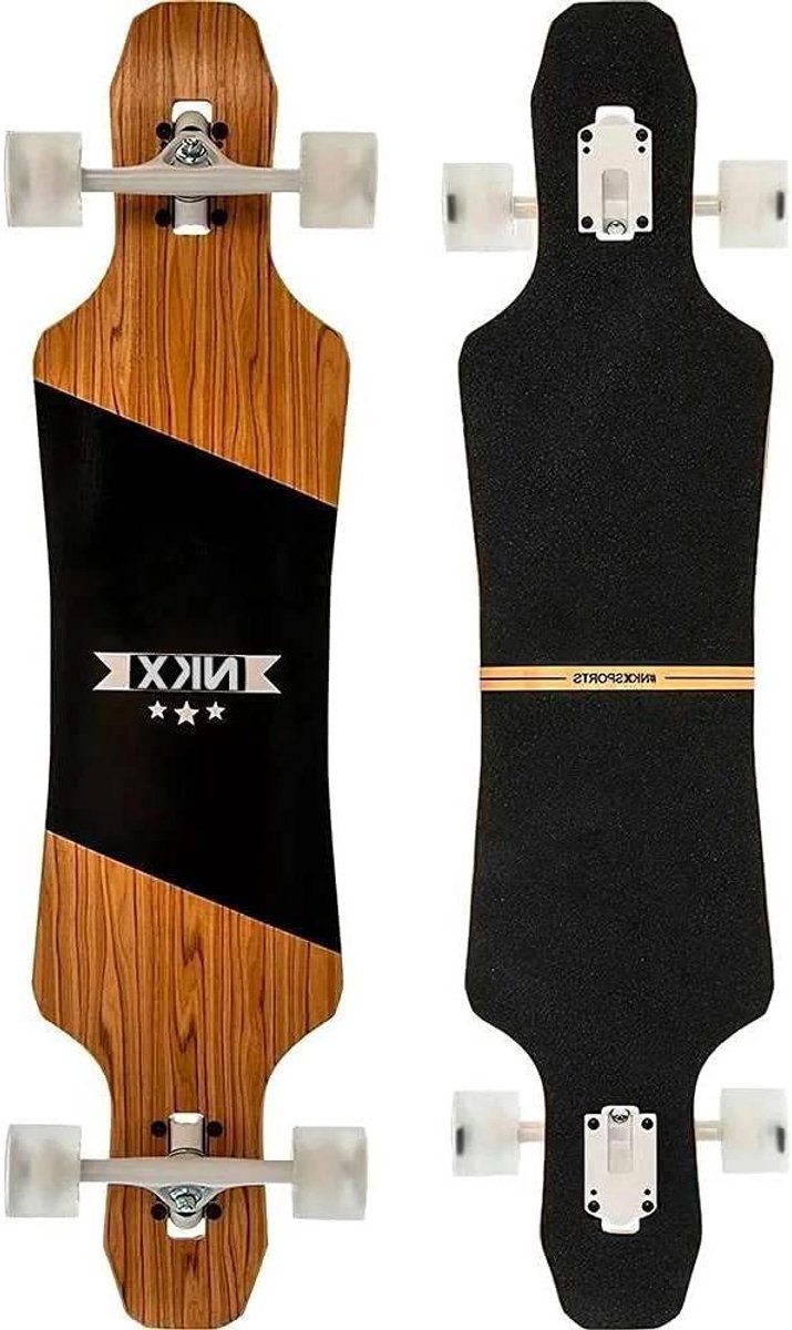 Compleet Longboard Cruiser Skateboard Transport en cruisen 6 Laags esdoorn 49 inch