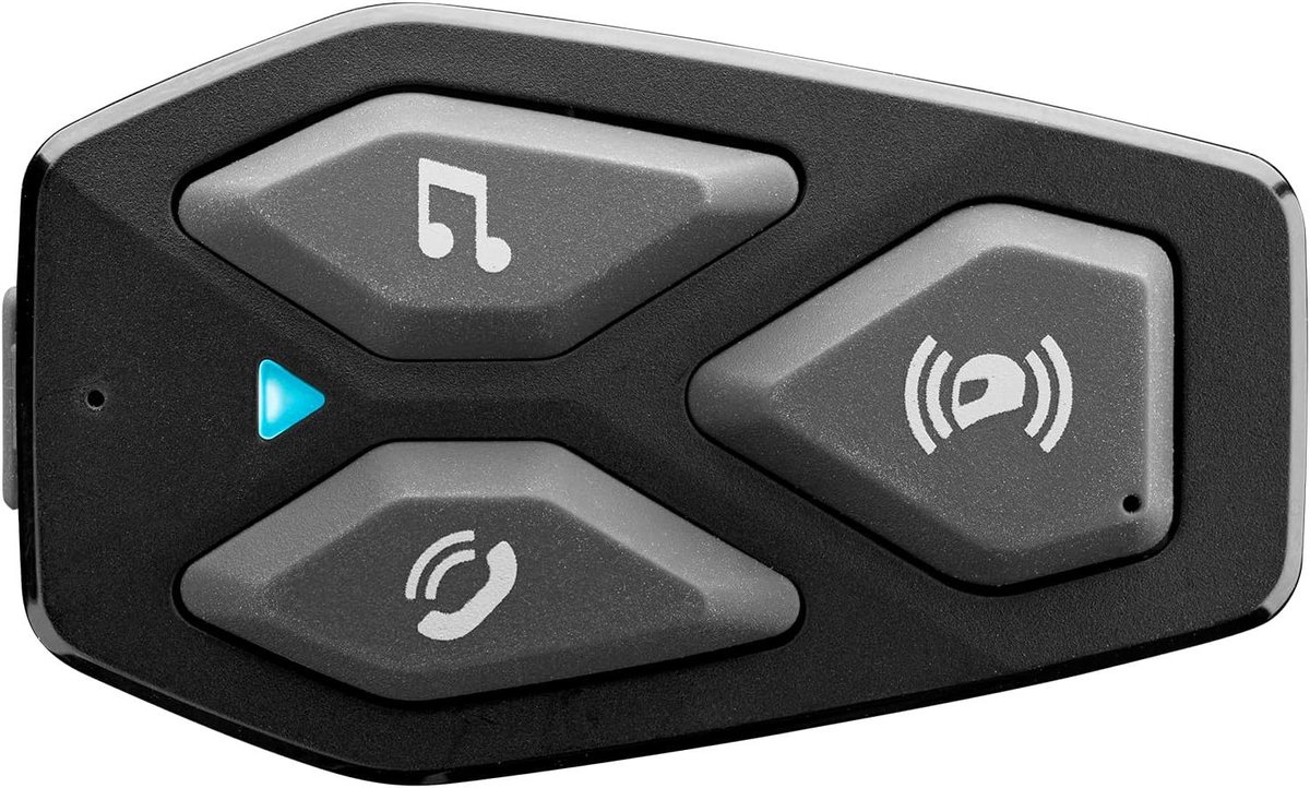 Motorhelm Communicatie - Intercom Systeem - Veilig Communiceren - Bluetooth 5.1 Connectiviteit - 500 Meter Bereik - Zwart