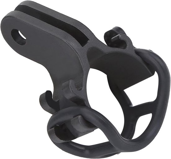 Fiets Lamp Houder - Stuur Mount - Veilig Fietsen - Universele Pasvorm - Tot 40mm Diameter - Zwart — afbeelding 2